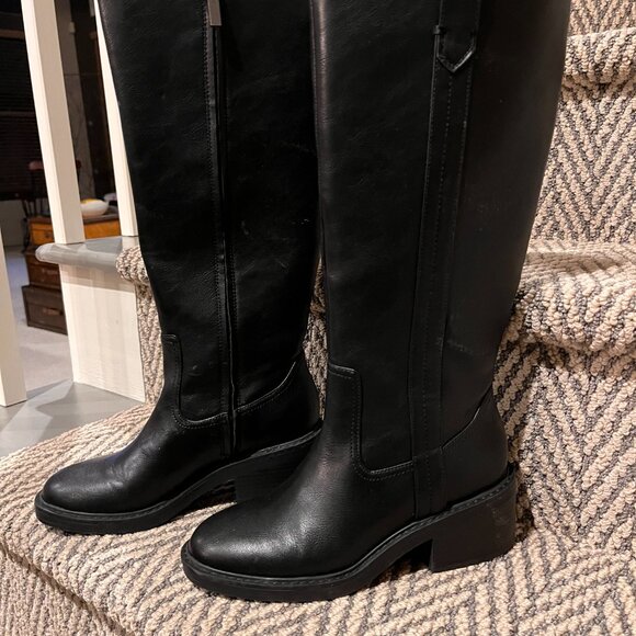 Size 7 Black Splendid Vivie knee high boot - excellent condition - Picture 3 of 4